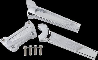 Risers Thrashin Supply 8 rak H-D 73-upp krom
