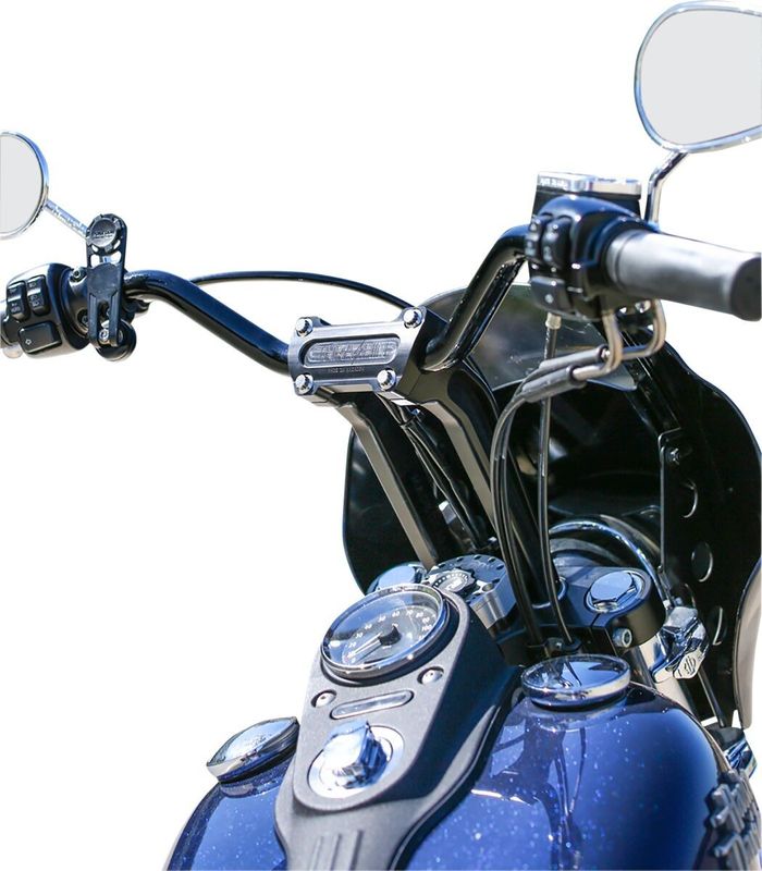 Risers Thrashin Supply 9-1/2 9.5 H-D 73-upp svart