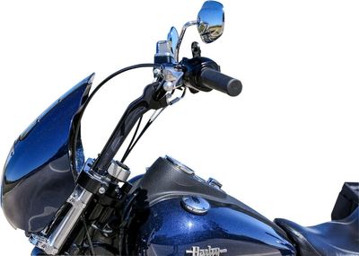 Risers Thrashin Supply 9-1/2 9.5 H-D 73-upp svart