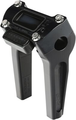 Styrhöjare Thrashin Supply 6" rak med urtag för mätare svart