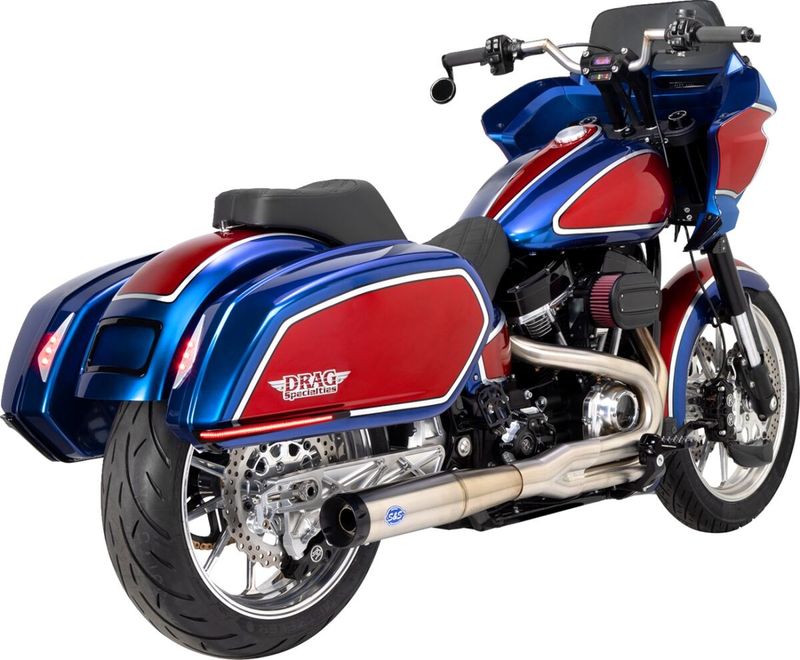 Risers Thrashin Supply 6-1/2 6.5 svart Softail 18-upp