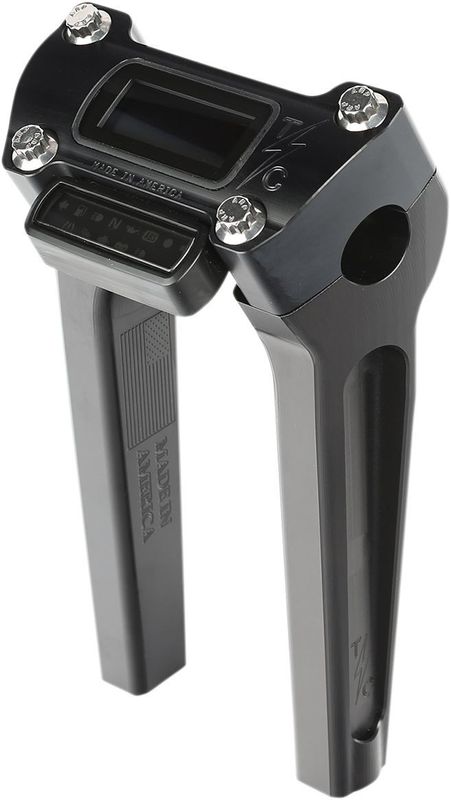 Risers Thrashin Supply svart rak Softail 18-upp