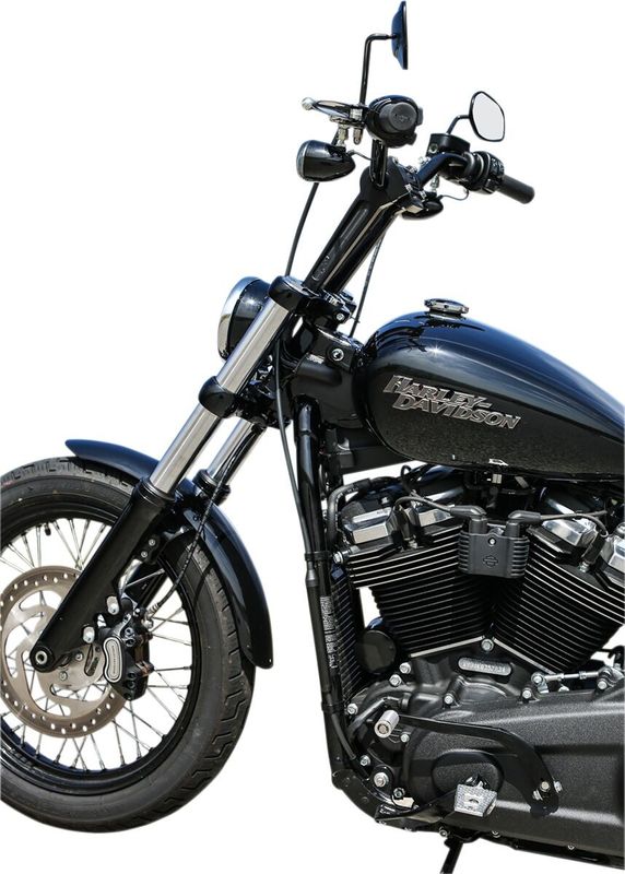 Risers Thrashin Supply svart rak Softail 18-upp