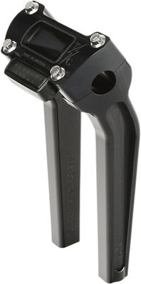 Risers Thrashin Supply 9-1/2 9.5 svart Softail 18-upp