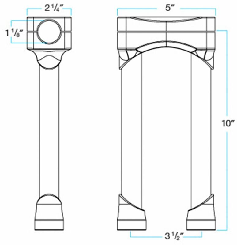 Risers Biltwell Murdock O 10 O/s krom