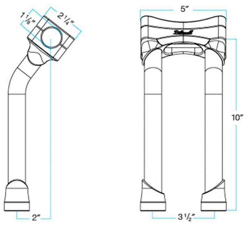 Risers Biltwell Murdock O 10 Pullback krom