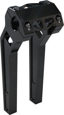 Risers LA Choppers 10 1-1/4 svart anodiserad