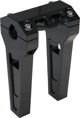 Risers LA Choppers 6 1 svart anodiserad rak