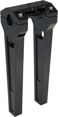 Risers LA Choppers 10 1 svart anodiserad rak