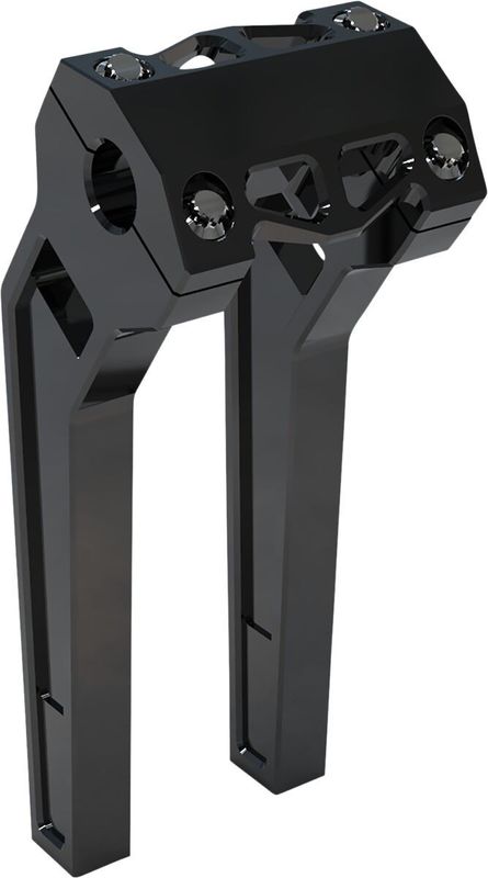 Risers LA Choppers 10 1 svart anodiserad