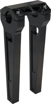 Risers LA Choppers 10 1-1/4 svart anodiserad rak