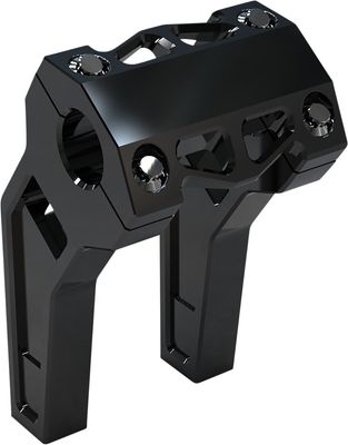 Risers LA Choppers 6 1-1/4 svart anodiserad