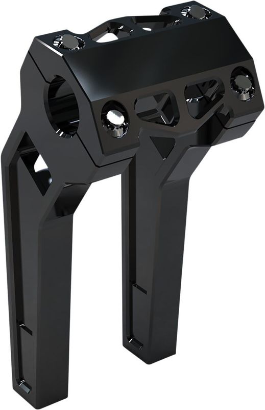 Risers LA Choppers 8 1-1/4 svart anodiserad