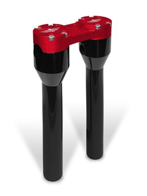 Risers HeinzBikes Clubstyle 10" 1" rak svart röd