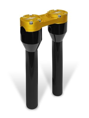 Risers HeinzBikes Clubstyle 10" rak svart guld