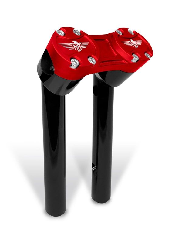 Risers HeinzBikes Clubstyle 8" 1" 25.4 svart röd