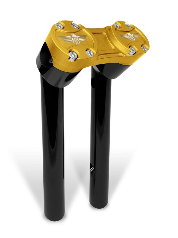 Risers HeinzBikes Clubstyle 10" 1" 25.4 svart guld