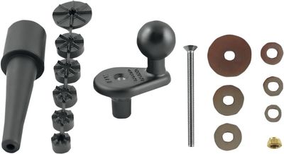 Fästbas styrstam RAM Mounts 1" kula