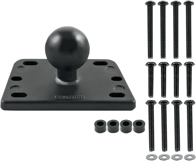 Fästbas lock behållare broms/koppling RAM Mounts B-345 1" kula
