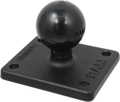 Adapter RAM Mounts Ball AMPS Plate Garmin svart