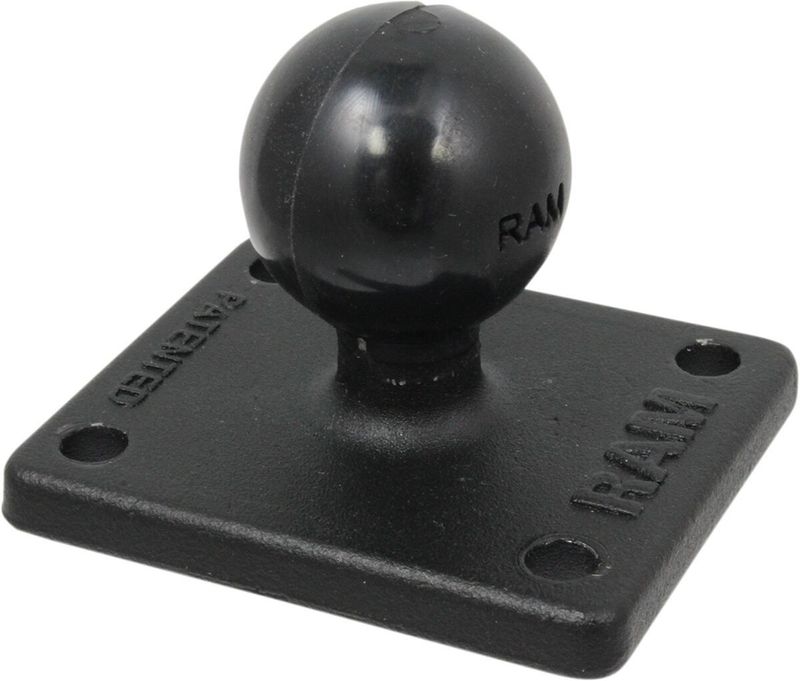 Adapter RAM Mounts Ball AMPS Plate Garmin svart