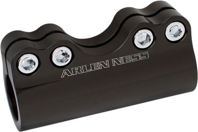 Styrklammer Arlen Ness Molular 1-1/4" billet svart universal
