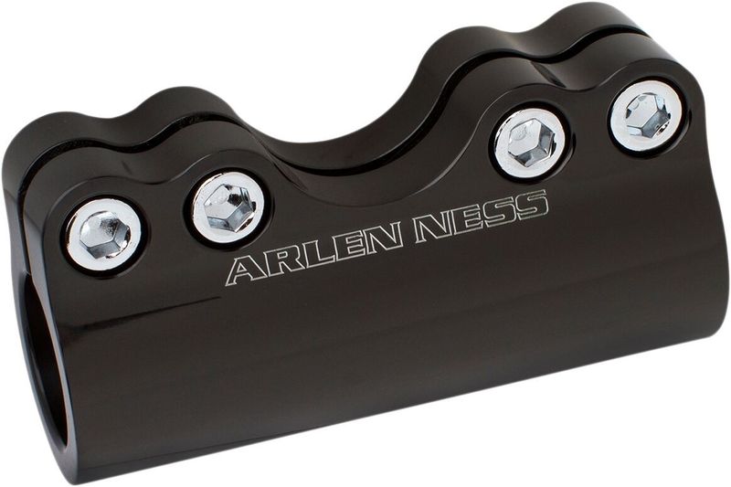 Styrklammer Arlen Ness Molular 1-1/4" billet svart universal