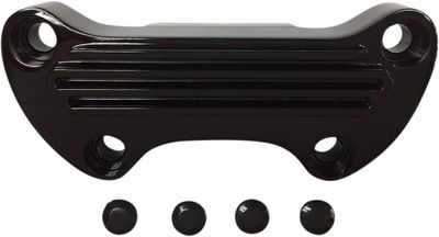 Styrklammer Drag Specialties Finned svart H-D 72-08