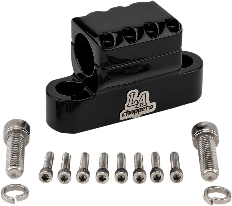 Styrklammer LA Choppers Kage svart LA-7335-XXCB