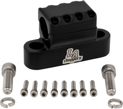 Styrklammer LA Choppers Kage svart LA-7335-XXCM
