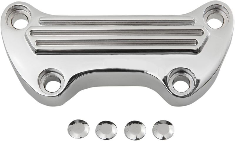 Styrklammer Drag Specialties Finned krom