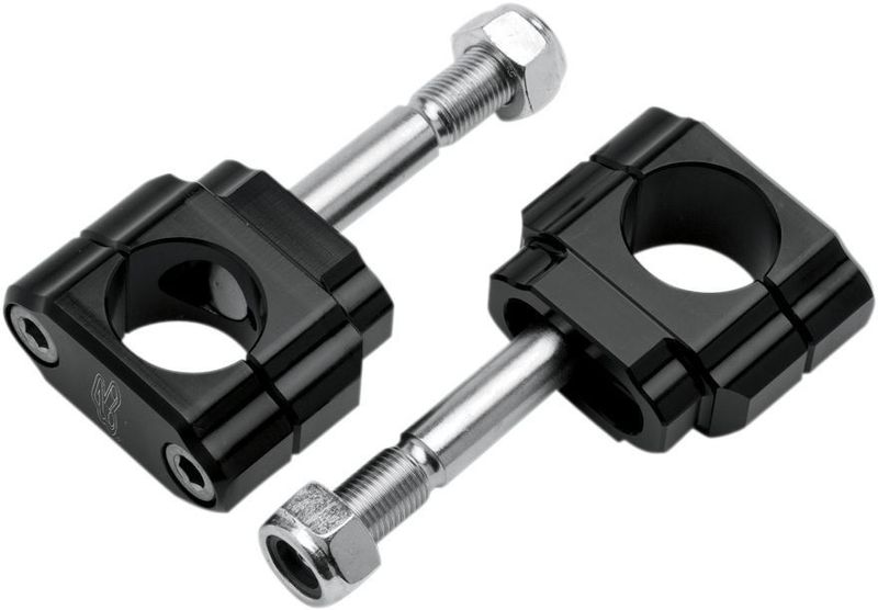 Styrklammer Renthal Rubber-Mounted Kawasaki 08-24, Yamaha 17-upp, Ajp 17-21