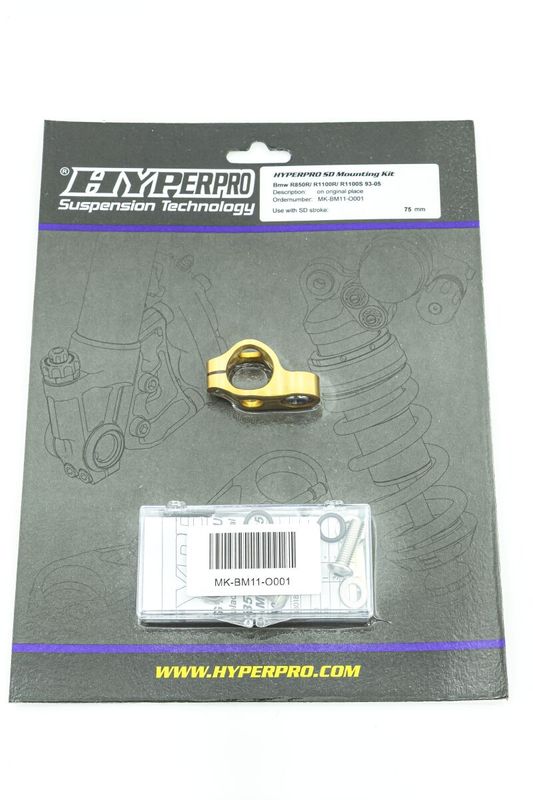Monteringssats styrdämpare Hyperpro Mounting R850 guld