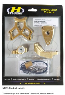 Monteringssats styrdämpare Hyperpro guld Kawasaki Versys / Versys Tourer 07-14