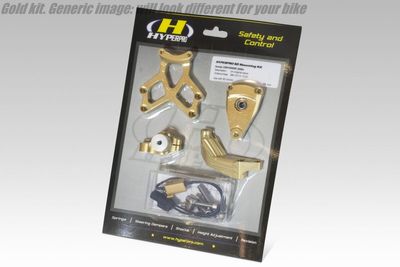 Monteringssats styrdämpare Hyperpro svart Triumph STREET TRIPLE 675 08-12