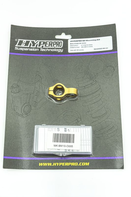 Monteringssats styrdämpare Hyperpro guld Bmw HP4 Race / S 1000 RR ABS 19-22
