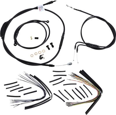 Vajer- och slangsats Burly Apehanger 16" FXST 00-06