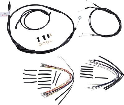 Vajer- och slangsats Burly Apehanger 12" Dyna 96-05