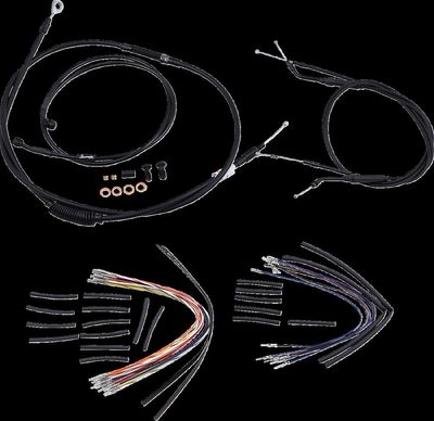 Vajer- och slangsats Burly Apehanger 14" Dyna 96-05
