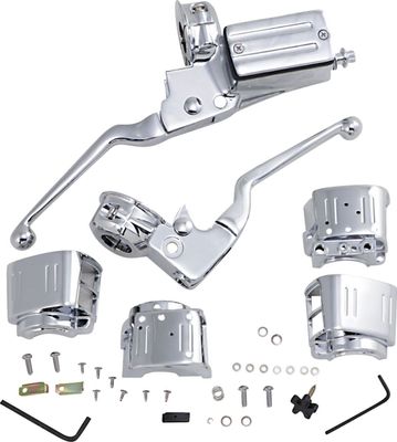 Styre Drag Specialties krom svart H-D 84-95