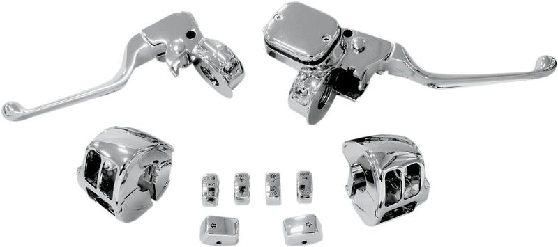 Styre Drag Specialties krom Dyna 12-17, Softail 11-15