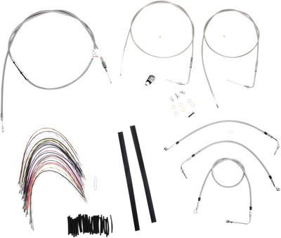 Vajer- och slangsats Burly Apehanger 16" FLHR/C, FLT/C/R without Cruise