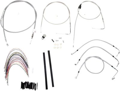 Vajer- och slangsats Burly 18" FLHR/C, FLT/C/R with Cruise