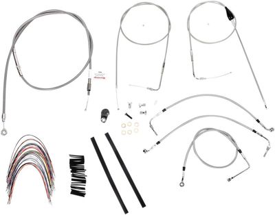 Vajer- och slangsats Burly Apehanger 14" 2007 FLHR/I/CI/S/SI & FLTR/I. B30-1088