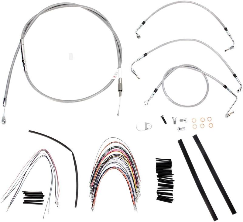 Vajer- och slangsats Burly Apehanger 16" FLHR/C & FLTR/U/X. Without ABS