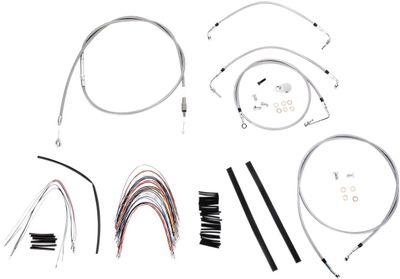 Vajer- och slangsats Burly Apehanger FLHR/C, FLTR/U/X. With ABS 08-13