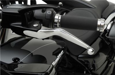 Handtagssats Drag Specialties bred krom Touring 14-16, Trike 14-15