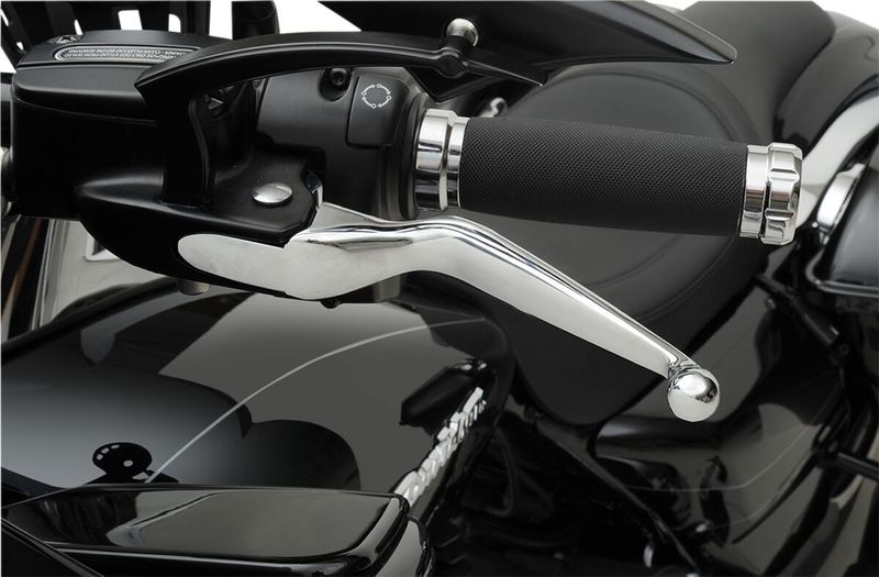 Handtagssats Drag Specialties bred krom Touring 14-16, Trike 14-15