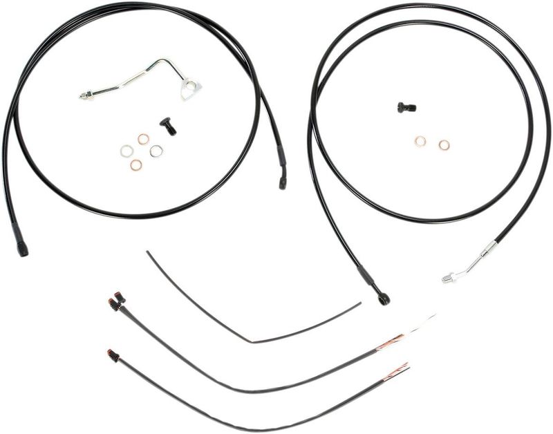 Vajer- och slangsats Burly Apehanger 13" FLHX, FLHT/C/U 14-16 B30-1115