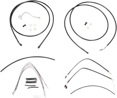 Vajer- och slangsats Burly Apehanger 15" FLHX, FLHT/C/U 14-16 B30-1116